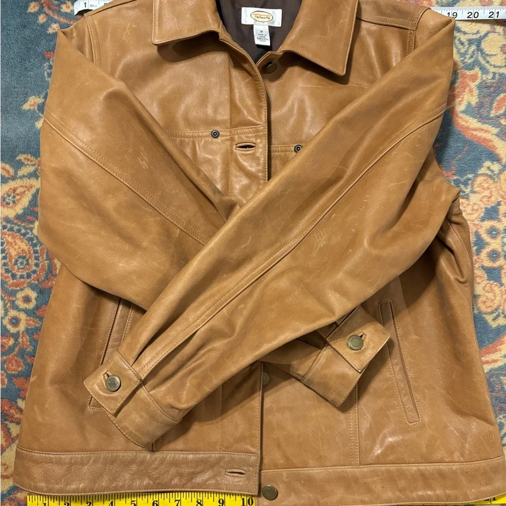 Talbots leather jacket size medium - Picture 6 of 10